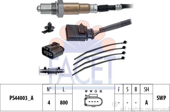 FACET 10.8243 - Lambda Sensörü parcadolu.com