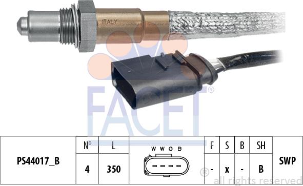 FACET 10.8252 - Lambda Sensörü parcadolu.com