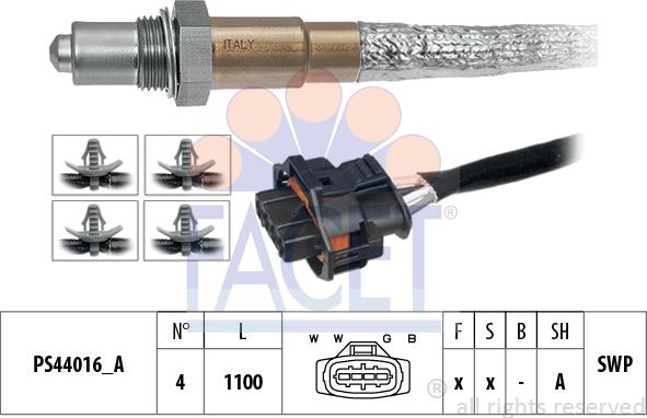 FACET 10.8268 - Lambda Sensörü parcadolu.com