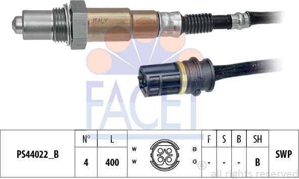 FACET 10.8284 - Lambda Sensörü parcadolu.com