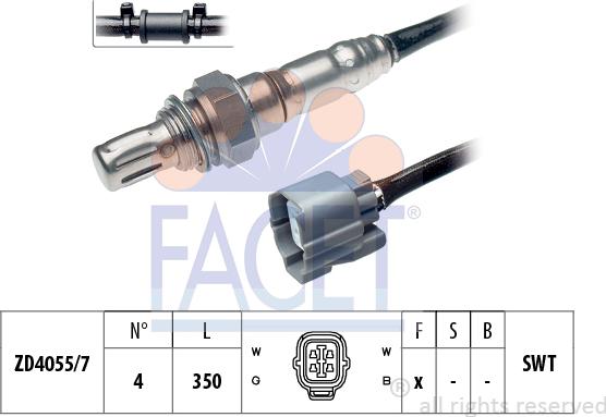 FACET 10.7495 - Lambda Sensörü parcadolu.com