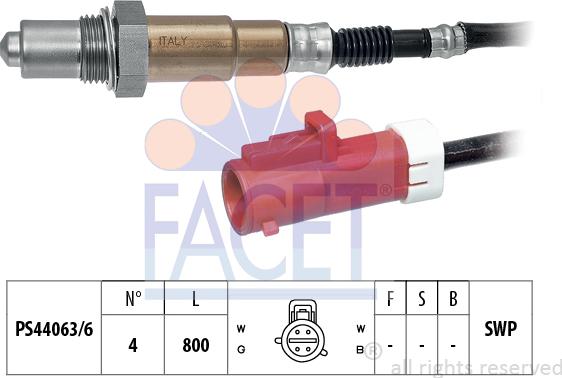 FACET 10.7609 - Lambda Sensörü parcadolu.com