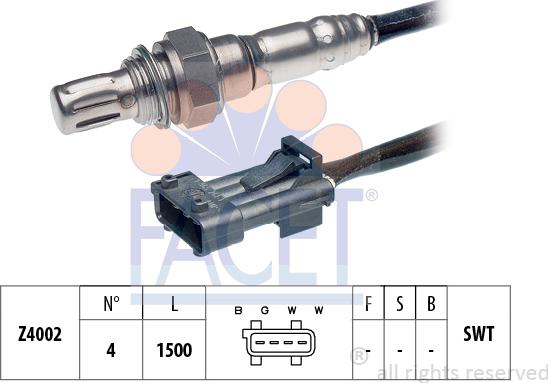 FACET 10.7024 - Lambda Sensörü parcadolu.com