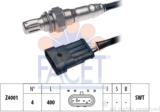 FACET 10.7021 - Lambda Sensörü parcadolu.com