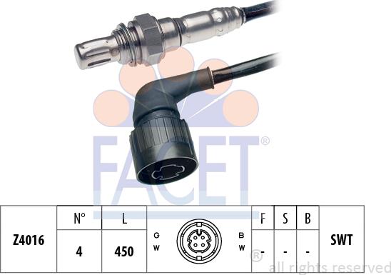 FACET 10.7101 - Lambda Sensörü parcadolu.com