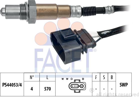 FACET 10.7301 - Lambda Sensörü parcadolu.com