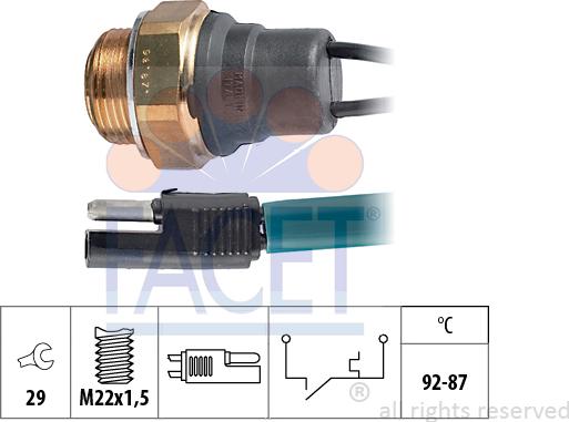 FACET 7.5009 - Fan Müşürü parcadolu.com