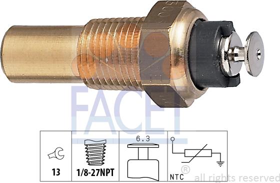 FACET 7.3005 - Hararet / Isı Müşürü parcadolu.com