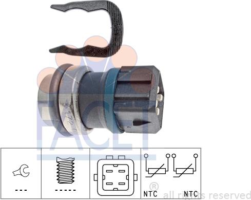 FACET 7.3172 - Motor Yağı Sıcaklık Sensörü parcadolu.com