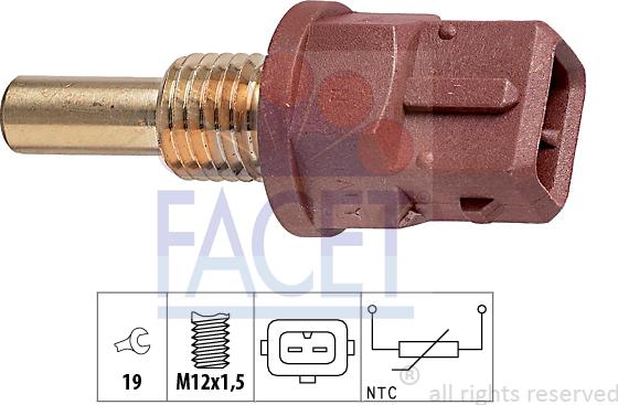 FACET 7.3248 - Motor Yağı Sıcaklık Sensörü parcadolu.com