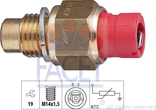 FACET 7.3267 - Motor Yağı Sıcaklık Sensörü parcadolu.com