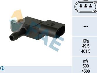 FAE 15262 - Sensör, emme borusu basıncı parcadolu.com