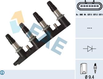 FAE 80351 - Ateşleme Bobini parcadolu.com