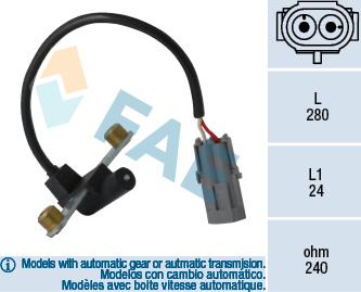 FAE 79022 - Krank Sensörü, İmpuls Vericisi parcadolu.com