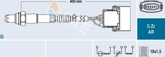 FAE 75016 - Lambda Sensörü parcadolu.com