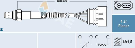 FAE 77302 - Lambda Sensörü parcadolu.com