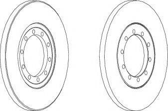 BOSCH 0 986 479 R92 - FREN DISKI ARKA TRANSIT V347 06>14 ARKADAN CEKERABSLI DUZ 280mm parcadolu.com