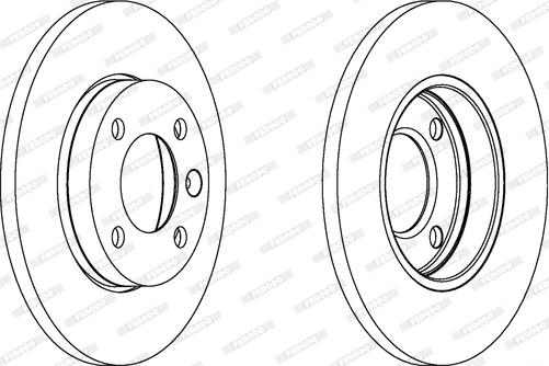 Ferodo DDF103 - ON FREN AYNASI DISK GOLF I - II - III 1.6 1.8 1.9D 1.9TD 74 83 PASSAT 1.6 1.6D 1.6 TD 1.8 73 88 parcadolu.com