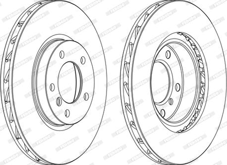 Ferodo DDF804C - FREN DISKI ON BMW E36 M3 92>00 parcadolu.com