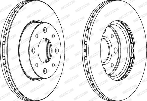 Ferodo DDF888 - ON FREN AYNASI DISKI MAREA PALIO ALBEA ALFA ROMEO 145 146 1.2 - 1.4 - 1.6 - 1.9 parcadolu.com