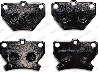 Ferodo FDB1395 - ARKA FREN BALATASI TOYOTA COROLLA 1.4 1.6 2002-2007 YARIS 1999-2006 VERSO 2001-2004 parcadolu.com