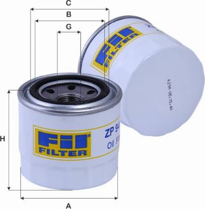 FIL Filter ZP 94 A - Yağ filtresi parcadolu.com