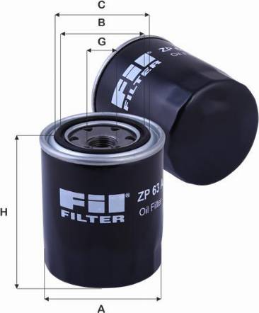 FIL Filter ZP 63 A - Yağ filtresi parcadolu.com