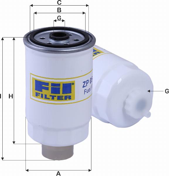 FIL Filter ZP 05 CF - Yakıt Filtresi parcadolu.com