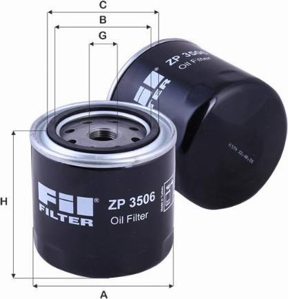 FIL Filter ZP 3506 - Yağ filtresi parcadolu.com