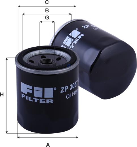 FIL Filter ZP 3057 - Yağ filtresi parcadolu.com