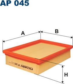 Filtron AP045 - Hava Filtresi parcadolu.com