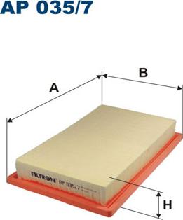 Filtron AP035/7 - Hava Filtresi parcadolu.com