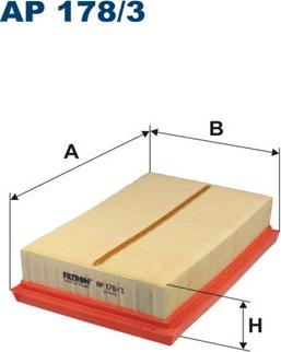 Filtron AP178/3 - Hava Filtresi parcadolu.com