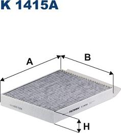 Filtron K 1415A - Filtre, kabin havası parcadolu.com