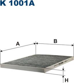 Filtron K1001A - Filtre, kabin havası parcadolu.com