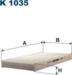 Filtron K1035 - Filtre, kabin havası parcadolu.com