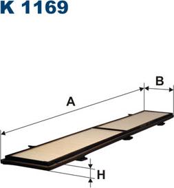 Filtron K1169 - Filtre, kabin havası parcadolu.com