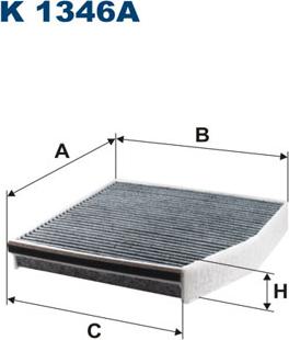 Filtron K1346A - Filtre, kabin havası parcadolu.com