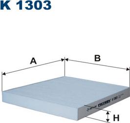 Filtron K1303 - Filtre, kabin havası parcadolu.com