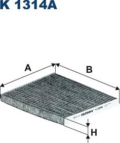 Filtron K1314A - Filtre, kabin havası parcadolu.com