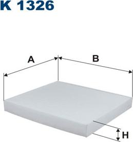 Filtron K1326 - Filtre, kabin havası parcadolu.com