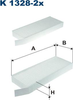 Filtron K1328-2X - Filtre, kabin havası parcadolu.com