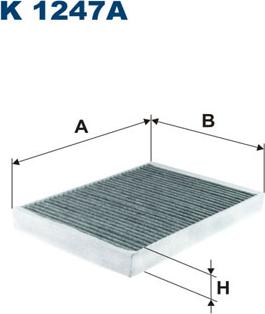 Filtron K1247A - Filtre, kabin havası parcadolu.com