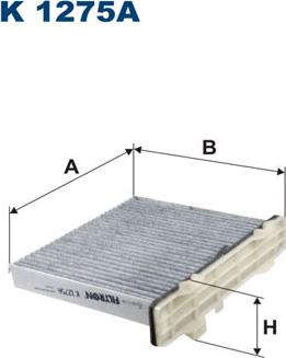 Filtron K1275A - Filtre, kabin havası parcadolu.com