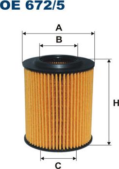 Filtron OE672/5 - Yağ filtresi parcadolu.com