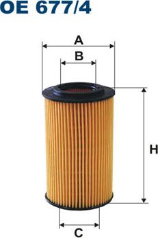 Filtron OE677/4 - Yağ filtresi parcadolu.com