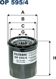 Filtron OP595/4 - Yağ filtresi parcadolu.com