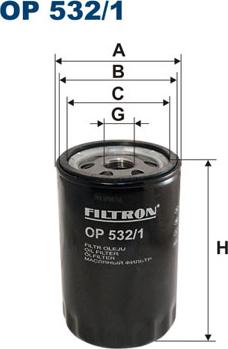 Filtron OP532/1 - Yağ filtresi parcadolu.com