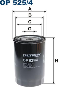 Filtron OP525/4 - Yağ filtresi parcadolu.com