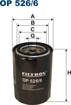 Filtron OP526/6 - Yağ filtresi parcadolu.com
